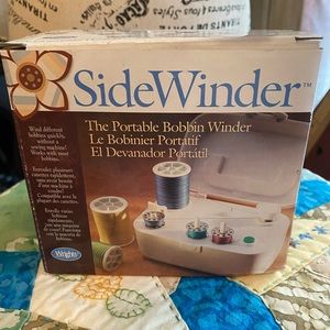 Wrights SideWinder, The Portable Bobbin Winder w/ Power Adapter, Tested.